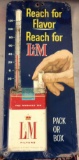 Vintage L&M Cigarette Thermometer With 3D Cig Pack That Comes Out
