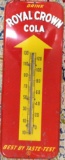 Royal Crown Cola Metal Thermometer Model 912