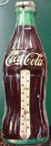 Coca Cola Bottle Shaped Thermometer Marked Robertson Made In USA On Bottom
