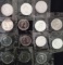 1 Lot of 14 Canadian $5 Silver Rounds