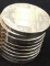1 lot of 10 1 oz silver rounds