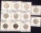 1 Lot of 11 Washington Quarters