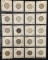 1 Lot of 20 Silver Washington Quarters