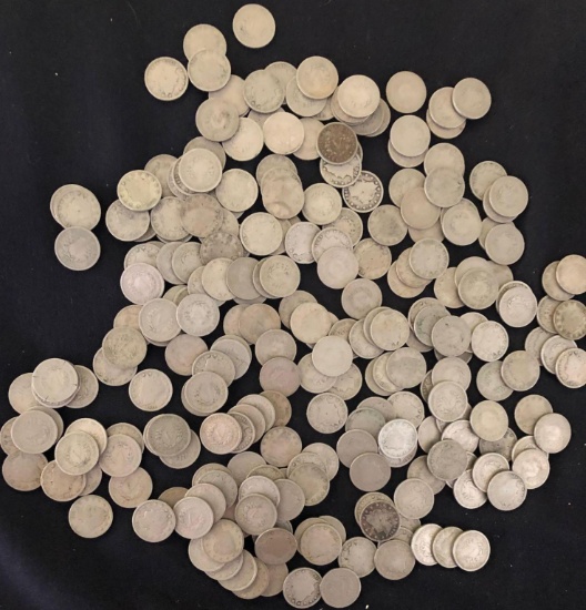 1 Lot of 241 Liberty Head Nickels