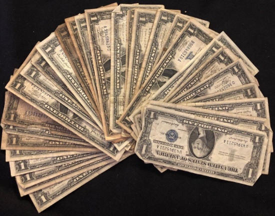 32 $1 Silver Certificates