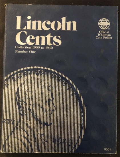 1 Lot of 5 Whitman Lincoln Cents Folders