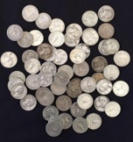 1 Lot of 57 Washington Silver Quarters