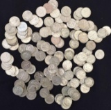 1 Lot of 125 Roosevelt Silver Dimes