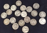 1 Lot of 20 Silver Quarters