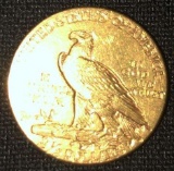 1915 2 Half Dollar Gold Coin