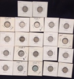 1 Lot of 22 Mercury Dimes