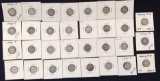 1 Lot of 31 Mercury Dimes