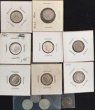 1 Lot of 12 Silver Dimes