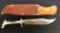 Hunting Knife with Leather Sheath