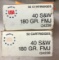 Winchester .40 S&W 180gr. FMJ
