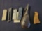 Lot of 4 Clips, Grips and Powder Bag