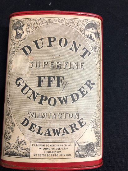 Dupont Gun Powder Can