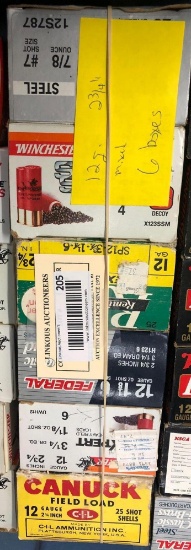 6 Boxes 12 ga 2 3/4"