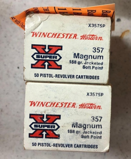 Winchester .357Mag 158gr Jacketed Soft point