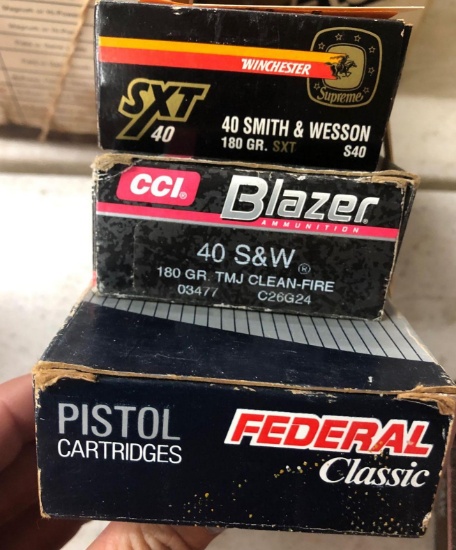 Mixed Lot .40cal S&W 180gr