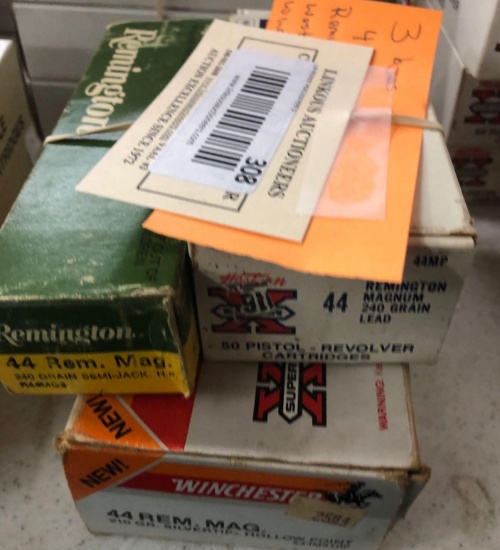 Assorted .44 Mag 240gr.