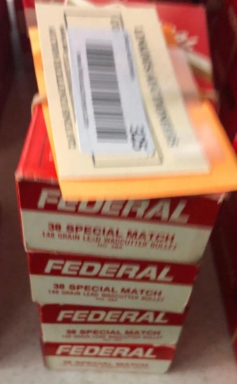 Federal .38 Special Match 148gr Wadcutter