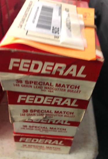 Federal .38 Special Match 148gr Wadcutter