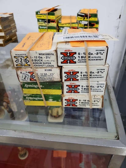 Assorted 12 ga Buckshot ammo