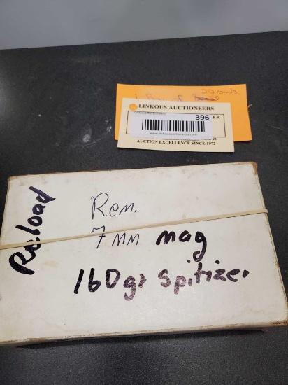 1 Box of 7mm Magnum- Reloads
