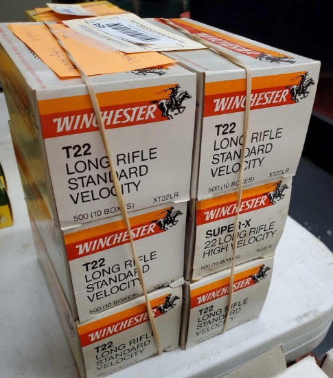 6 Boxes of .22cal Ammo