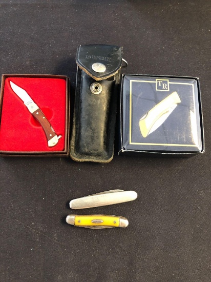 1 lot of 5 Pocket Knives