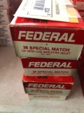 Federal .38 Special Match 148gr Wadcutter