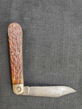 Press Button Knife Company Single Blade Knife