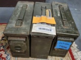 Lot of 3 Ammo Boxes
