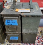 Lot of 4 Ammo Boxes