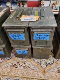 Lot of 4 Ammo Boxes