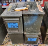 Lot of 4 Ammo Boxes