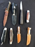 1 lot of 8 knives