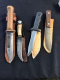 1 lot of 4 knives