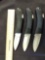 3 Pocket Knives, black,, 5