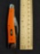 W. R. Case & Sons Cutlery Co., Item NO. 06220, 55wtt, 10355WH SS, Seahorse WHTL, orange, MI SM