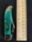 W. R. Case & Sons Cutlery Co., Item No. 01205, 265L, 61265LC SS, MID FLDG HTR LD, jade, BNJGD, 3D5