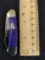 W. Rr. Case & Sons Cutlery Co., Item NO. 27763, Ultra Violet Bone, Smooth Baby Butterbean, 62132 SS