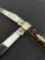 W. R. Case 7 Sons Cutlery Co., Item NO. 9207, Premier Edition 1 0f 500, Black Lava Carelan