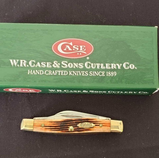 W.R. Case & Sons Cutlery Co., Item No. 05606, 33 63388 BN BB, Stockman, Caramel