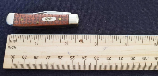 W.R. Case & Sons Cutlery Co., Item No. 08935, 154 62154 SS, Tiny Trapper BN SM, Basketweave