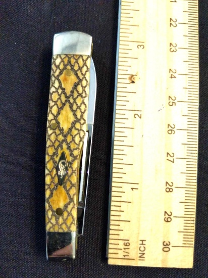 W. R. Case & Sons Cutlery Co., Item No. 08234, 15, 6215 SS, Gunstock Antique, BN SM