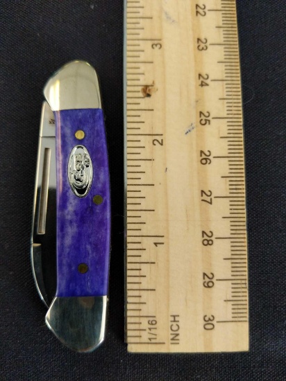 W. Rr. Case & Sons Cutlery Co., Item NO. 27763, Ultra Violet Bone, Smooth Baby Butterbean, 62132 SS