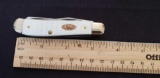 W. R. Case & Sons Cutlery Co., Item No. 60189, 07 6207 SS, Mini Trapper DL ST, White