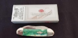 W.R. Case & Sons Cutlery Co., Item No. 2671S, Peacock, Appaloosa Bone,